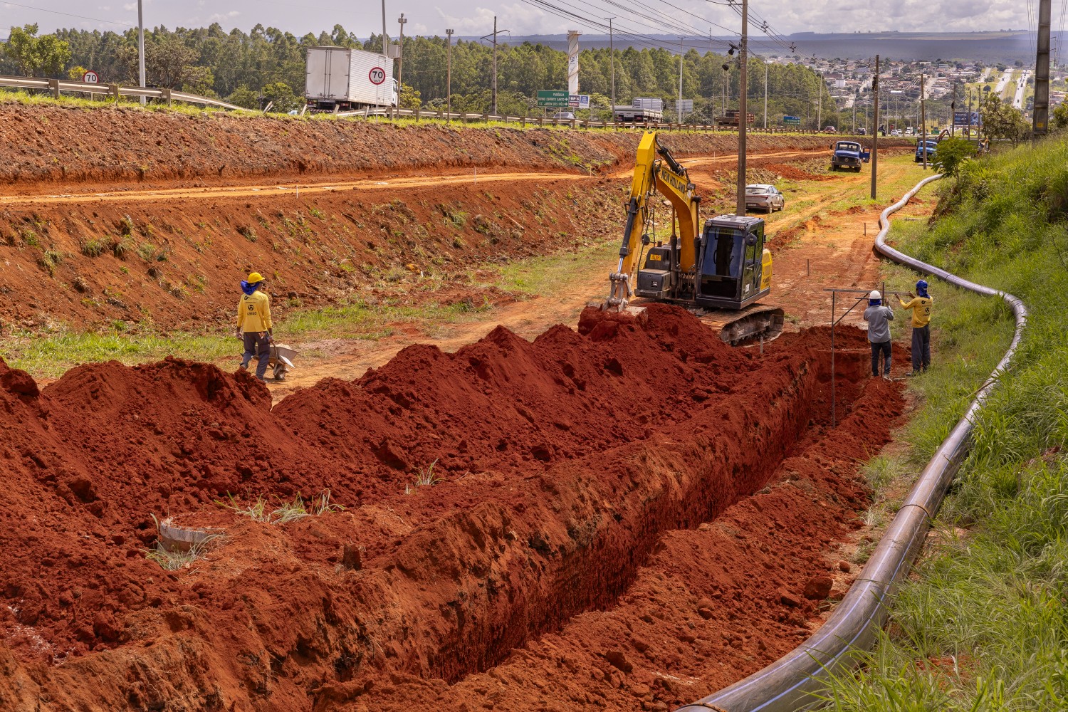 Nova adutora reforça abastecimento de água em Planaltina e Sobradinho