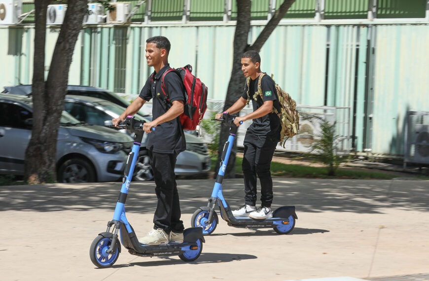 Patinetes elétricas compartilhadas são sucesso…