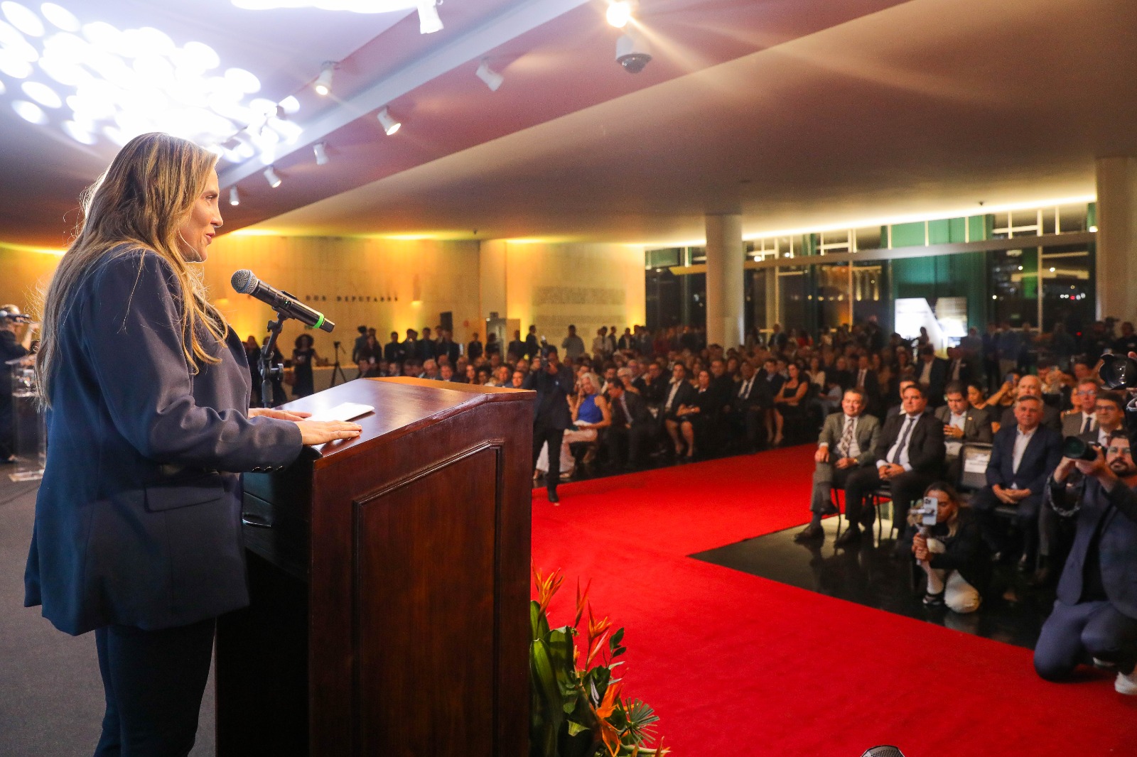 Vice-governadora Celina Leão participa da posse da nova diretoria do Sindilegis