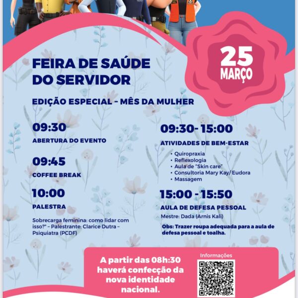 Edição especial da Feira de Saúde do Servidor…