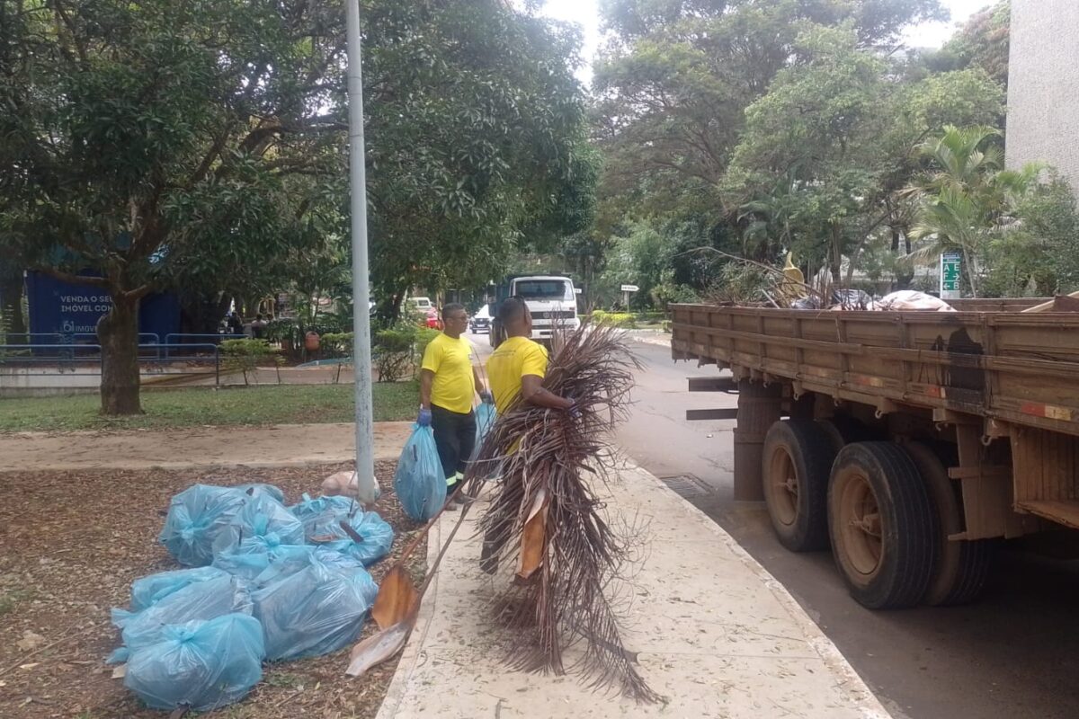 Plano Piloto recebe mutirão de limpeza e de serviços de manutenção