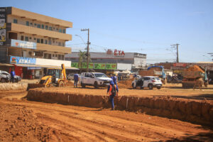 Com drenagem concluída, vias principais do Sol Nascente…