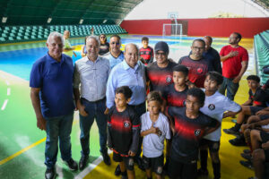 Governador Ibaneis Rocha visita Ginásio do Taguaparque, reaberto…