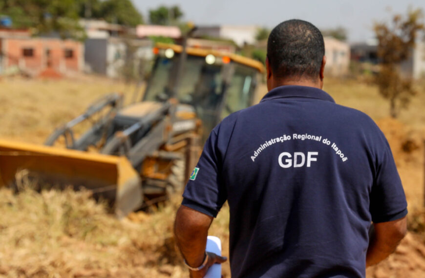 GDF constrói novos bolsões de contenção de águas das chuvas no Itapoã
