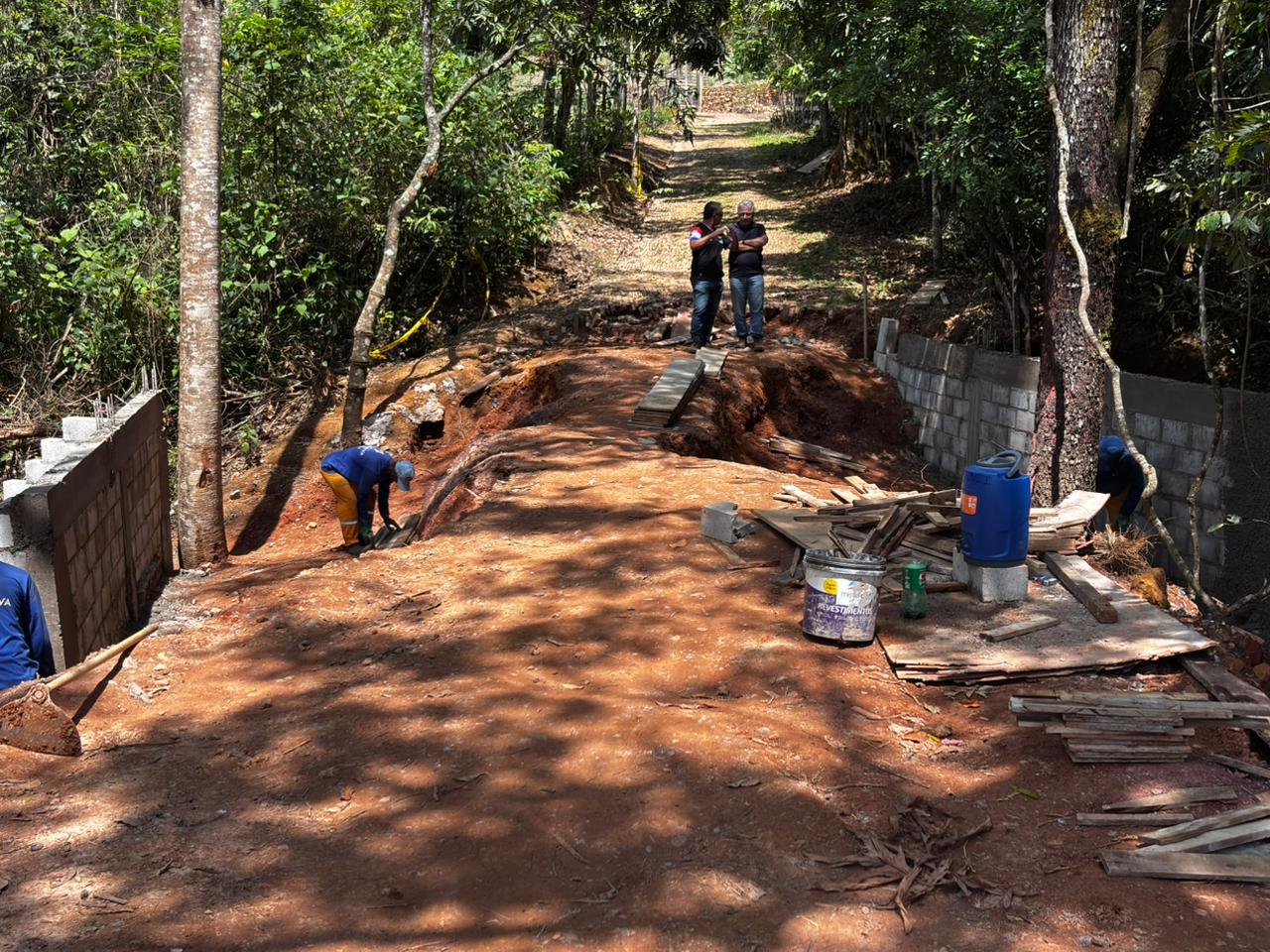 Obra da nova ponte no Incra 9 reforça segurança e mobilidade na zona rural de Ceilândia