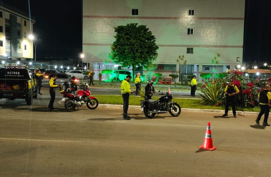 Operação Sossego aborda 160 motociclistas em Taguatinga